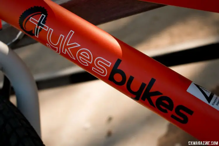 Stampede Bikes is the new name for TykesBykes. The Sprinter 16 is an affordable upgrade from a 12" wheel or 14" wheel bike. © Cyclocross Magazine