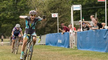 Arley Kemmerer sprints to victory - 11th Annual 2016 Nittany Lion Cross Day 2. Breinigsville, PA © Todd Leister  Leister Images
