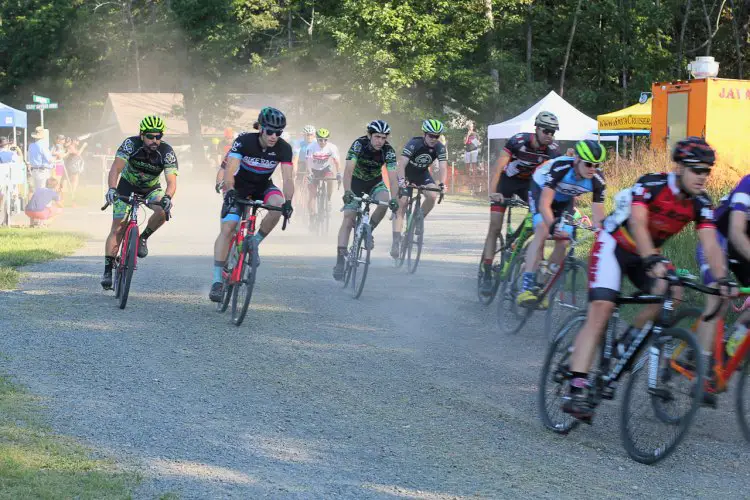 Jockeying for position in the men’s 4/5 race. Photo courtesy of William Lynn.