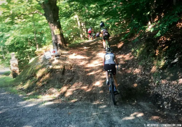 From gravel to "Vermont pave." © C. McIntosh / Cyclocross Magazine