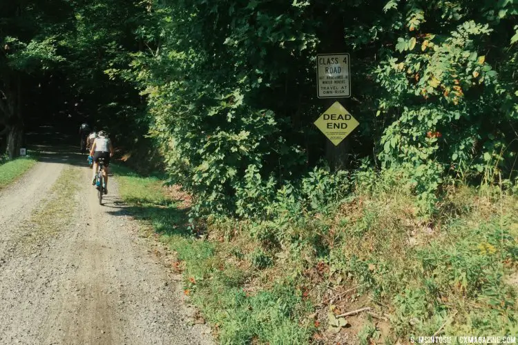 Class 4 is an official term for what is beyond the road's dead end. © C. McIntosh / Cyclocross Magazine