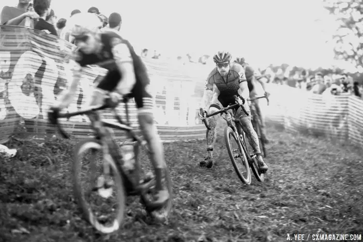 Hyde on lap one, focused on staying within himself after going out too hot in CrossVegas. 2016 Jingle Cross Day 1, Elite Men. © A. Yee / Cyclocross Magazine