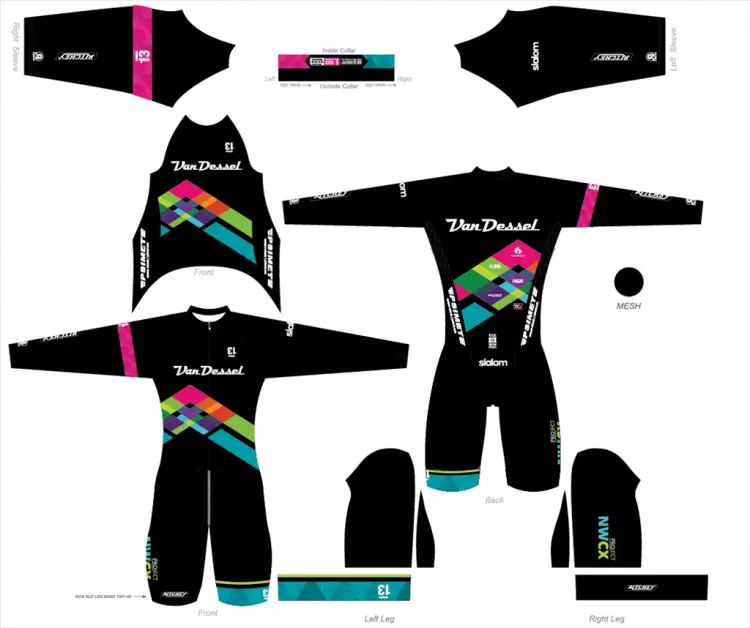 The new kits from the Northwest Women's Cyclocross Project