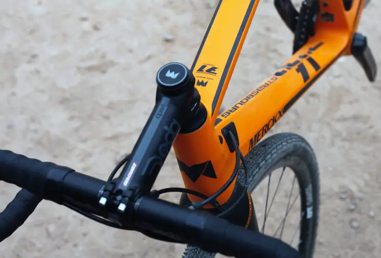 The bike also comes in this more eccentric orange colorway. © Cyclocross Magazine
