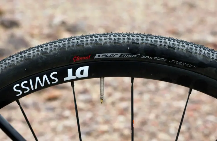 The DT Swiss R23 Spline wheelset features an 18mm internal width and are tubeless ready. © Cyclocross Magazine