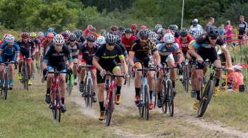 The start of the Elite Men's field at the 2016 Alma GP photo: Nick Forsman