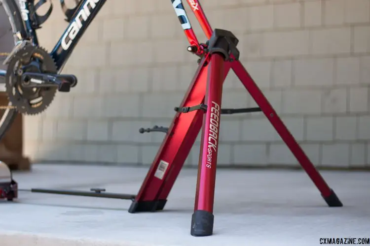 The tripod design has improved stabilty. Feedback Sports' Omnium Trainer review. © Cyclocross Magazine