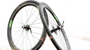 The company is also offering a carbon clincher in the CCX40, but it's not tubeless yet. Alto Cycling wheels, Interbike 2016 © Cyclocross Magazine