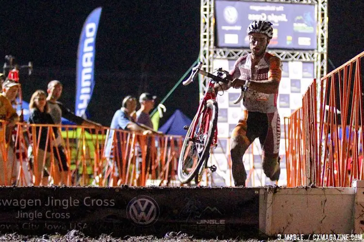 Marcel Meisen going clear - 2016 Jingle Cross Day 1, Elite Men. © D. Mable / Cyclocross Magazine