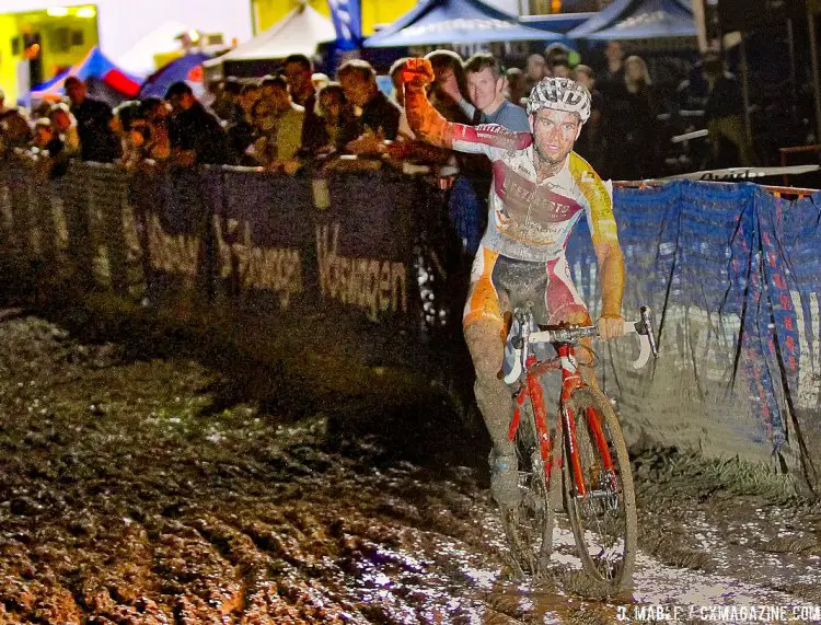 Marcel Meisen wins 2016 Jingle Cross Day 1 - Elite Men. © D. Mable / Cyclocross Magazine