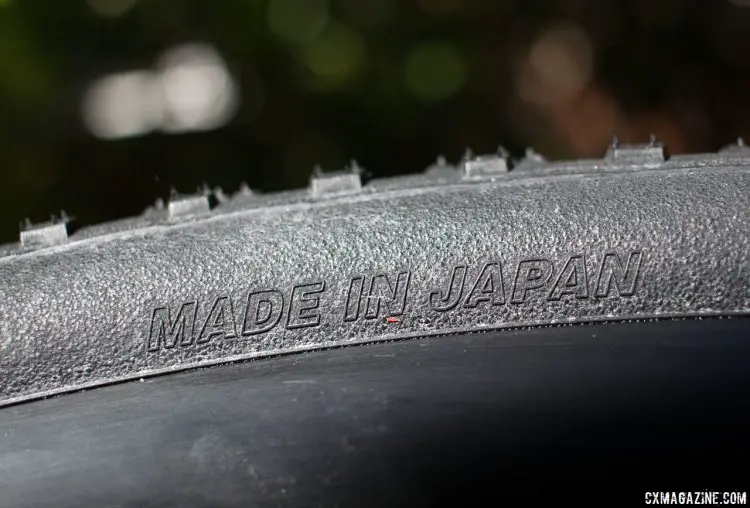 The Regacross 35c tubeless cyclocross tire is made in Japan by Panaracer. © Cyclocross Magazine
