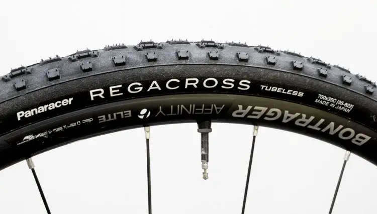The $55, 120tpi Panaracer Regacross 35c tubeless cyclocross tire is coming this month, but we've got an exclusive first look. © Cyclocross Magazine
