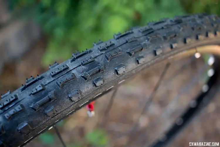 The new Panaracer Regacross 35c tubeless cyclocross tire is another nice high-volume option for the non-UCI racer. © Cyclocross Magazine