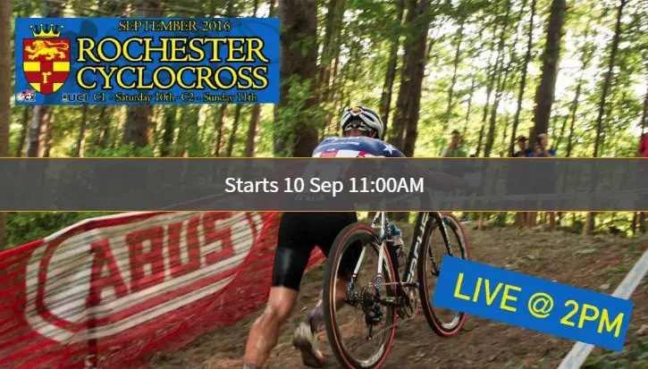 Live streaming video, Rochester Cyclocross 2016