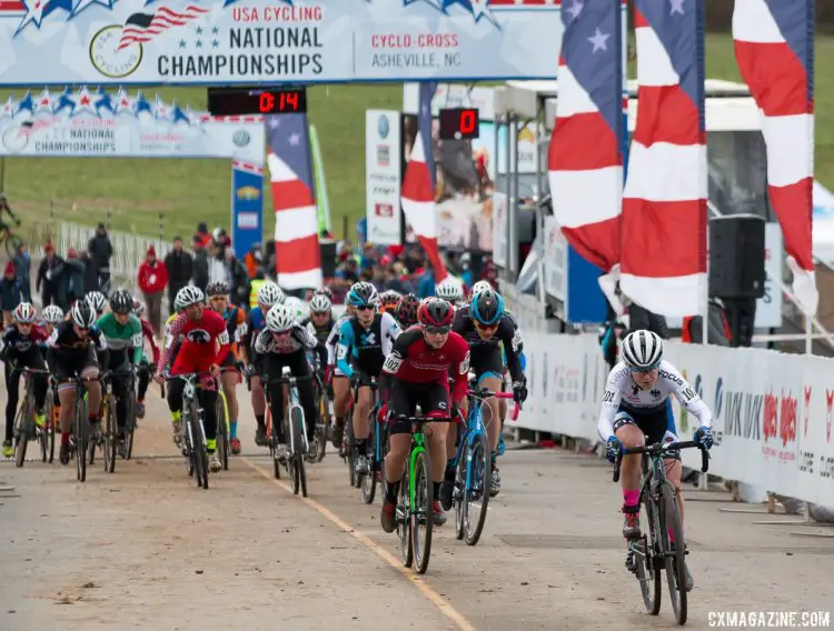 The Northwest Women's Cyclocross Project aims to have two contenders for the Junior and U23 Women titls in 2017. photo: 2016 Cyclocross National Championships. © Cyclocross Magazine
