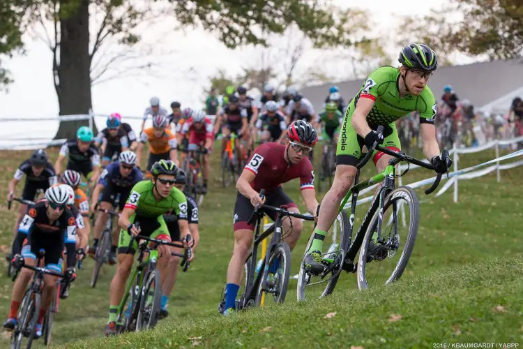 Hyde took the hole shot and pushed the pace hard the entire race. © Kent Baumgardt