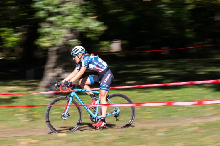 Katie Compton is fast. Period. Charm City Cross 2016. © Ricoh Riott