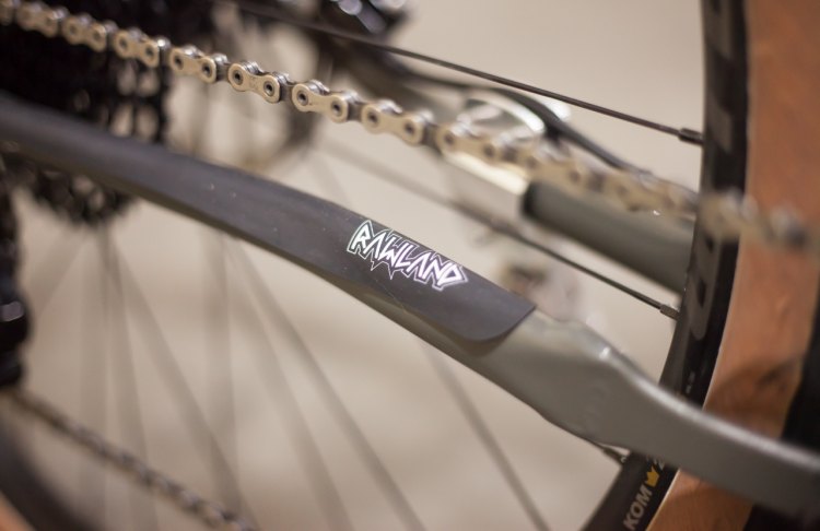 A branded chainstay protector is just one of many traits that make the RAVN feel like more than just a stock bike. © Cyclocross Magazine