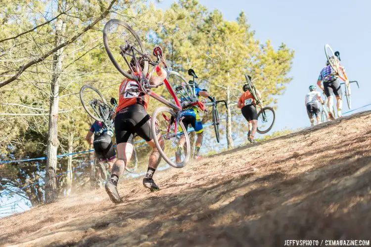 C men on the run-up during the 1st race of the day. © Jeff Vander Stucken