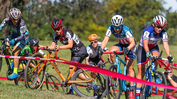 Early race chaos at Charm City Day 2 - UCI C1 - Elite Women. © Ricoh Riott