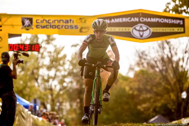 Kaitie Antonneau has a history of success at the Pan American Cyclocross Championships.