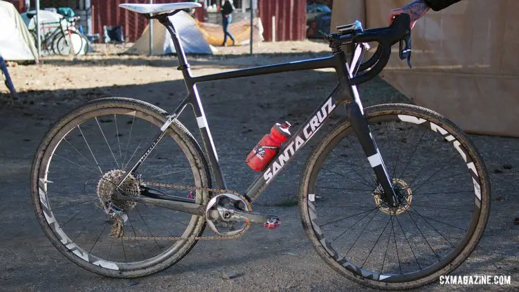 Duncan Riffle's Grinduro-winning Santa Cruz Stigmata. © Cyclocross Magazine