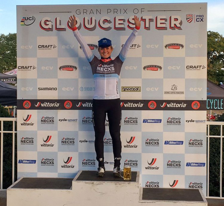 Ellen Noble takes the win at the 2016 Craft GP of Glocuester Day 1. 