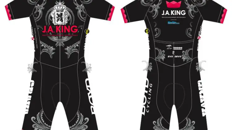 J.A. King p/b BlueRidge ’Cross team skinsuit