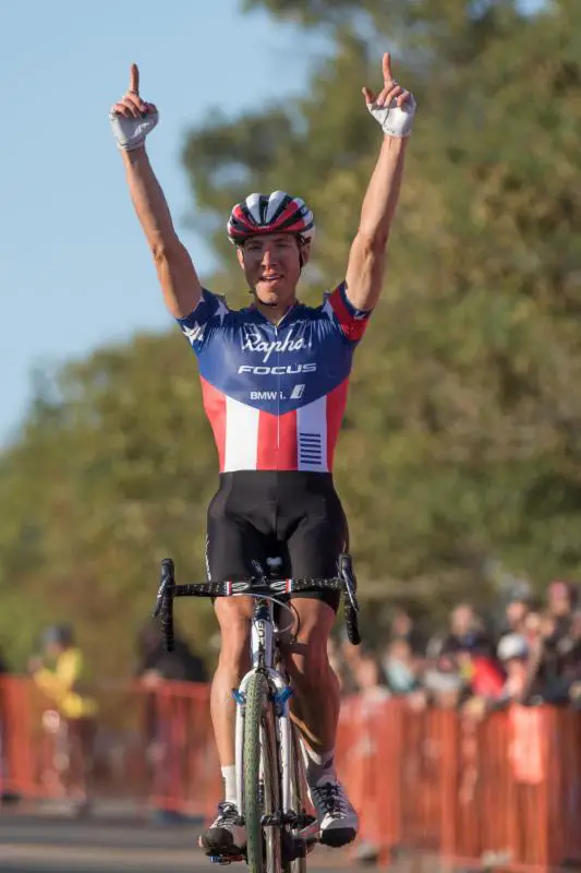 Jeremy Powers solos to his third year of Gran Prix Gloucester victories. Will he make this year the fourth? © Todd Prekaski