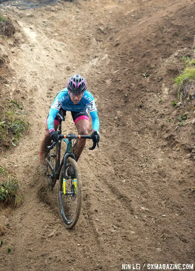 Courtenay McFadden raced to fourth. 2016 KMC Cross Fest Day 1, UCI C1 © Nin Lei