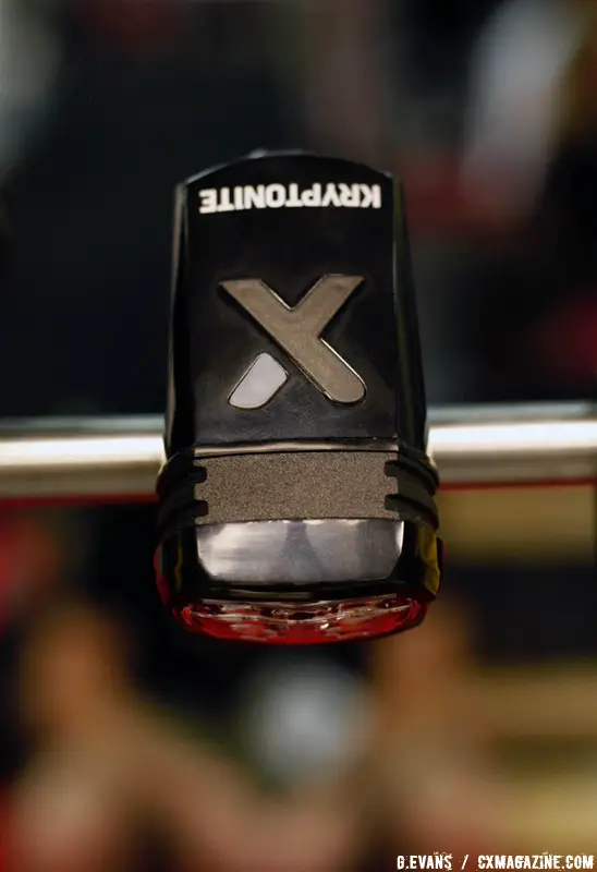 The Alley F-275 is Kryptonite’s brightest offering, putting out 275 lumens at full power. © Cyclocross Magazine