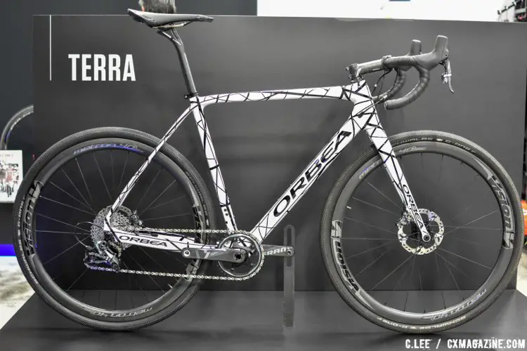 Orbea's racing Zebra - the new 2017 Terra - not yet released - but ready to earn its stripes. © Cliff Lee