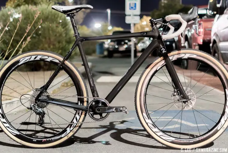 <a href="https://www.cxmagazine.com/cyclocross-pro-bike-sophie-de-boer-mystery-crossvegas-world-cup-2016">Sophie de Boer's mystery bike (with an interesting backstory)</a> will be garaged for a new Colnago Prestige in 2017. © Cyclocross Magazine