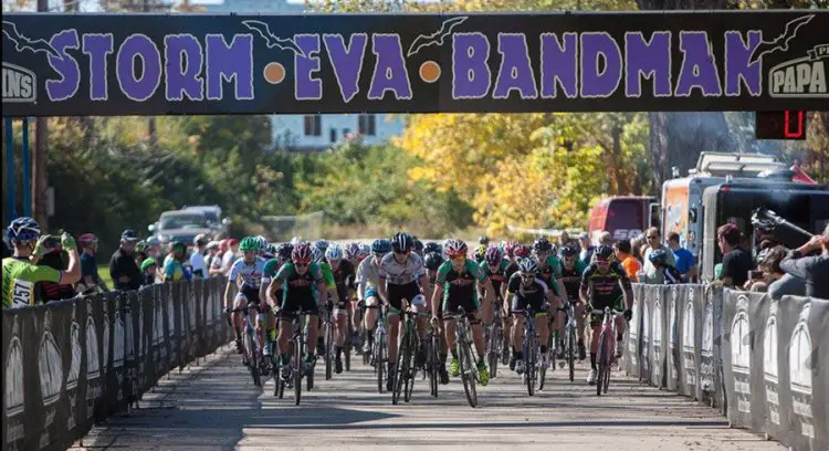 Eva Bandman Cyclocross Park hosts the 12th Annual Papa John's Storm Eva Bandman Halloween Cross race and costume contest.