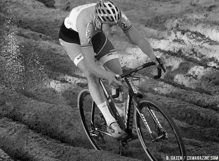 Mathieu van der Poel won his second straight Superprestige race. 2016 Superprestige Zonhoven - men's race. © Bart Hazen / Cyclocross Magazine