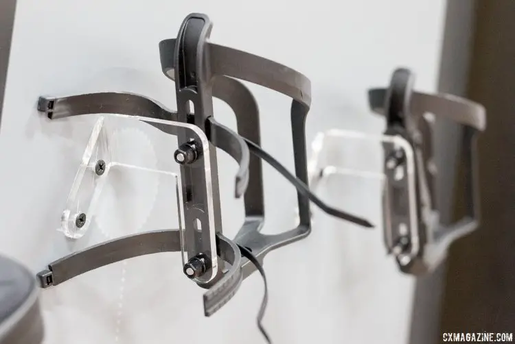 Topeak also offers a new bottle cage that can be mounted in places where you don't have braze-on mounts, © Cyclocross Magazine