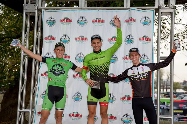 Hecht, White and Petrov. Derby City Cup Cyclocross Race Day 1. © Wil Matthews