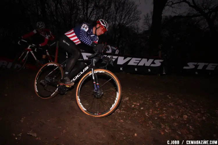 Jeremy Powers at the 2016 Zeven World Cup. © C. Jobb / Cyclocross Magazine