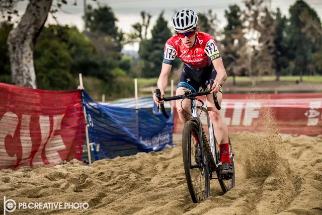 The sand pit provided plenty of challenge at CXLA. © Philip Beckman