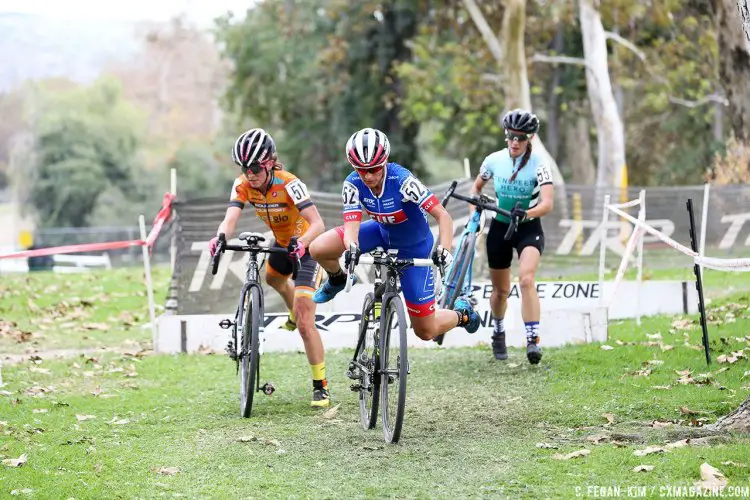 Nash leads Miller, Gomez Villafane at 2016 CXLA Cyclocross Day 1. © C. Fegan Kim. Cyclocross Magazine