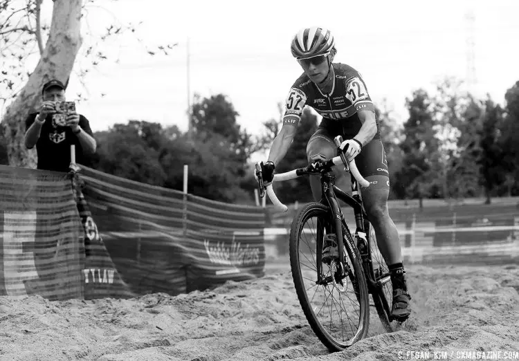 Nash out front at the 2016 CXLA Cyclocross Day 1. © C. Fegan-Kim. Cyclocross Magazine