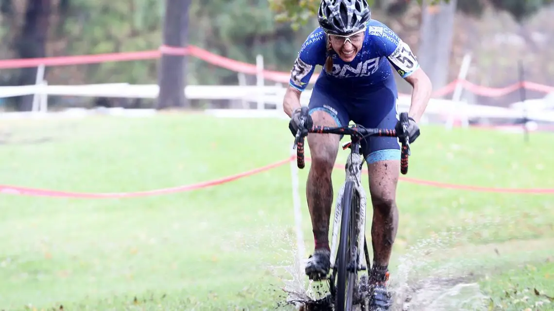 Mindy McCutcheon raced to fifth. 2016 CXLA Day 2. © Cathy Fegan-Kim / Cyclocross Magazine