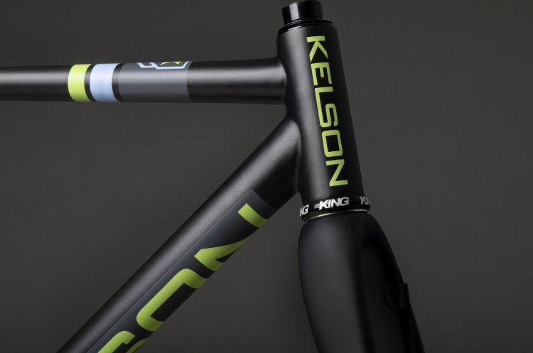 Handmade and ready to race. Kelson Bikes studio shot courtesy of DNA Cycling out of Utah.