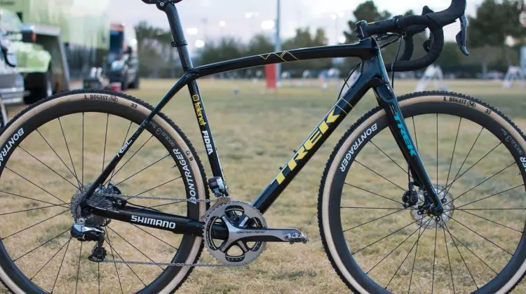 Quinten Hermans' Trek Boone cyclocross bike as seen at CrossVegas. © C. Lee / Cyclocross Magazine