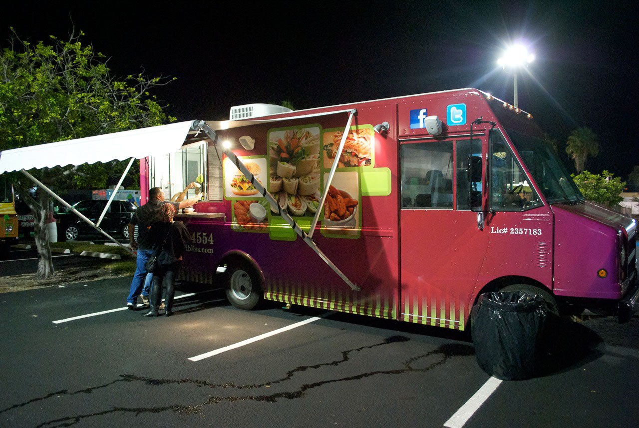 Go ahead, race local, eat local by supporting your local food track at the race. photo: Bob B. Brown