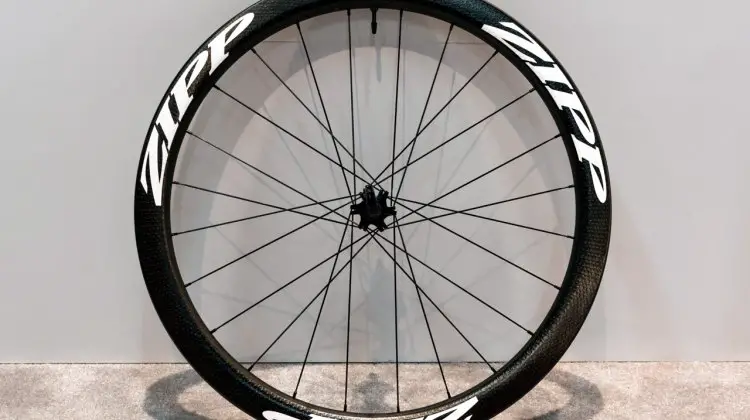 The Zipp 303 Firecrest Carbon Tubeless Clincher for disc brakes has an aerodynamic shape, weighs 1625 grams and is priced at $3400. © Clifford Lee