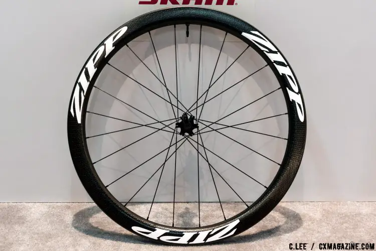 The Zipp 303 Firecrest Carbon Tubeless Clincher for disc brakes has an aerodynamic shape, weighs 1625 grams and is priced at $3400. © Clifford Lee