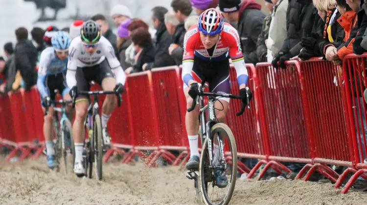 Elite Men, 2016 Soudal Scheldecross in Antwerp. © B. Hazen / Cyclocross Magazine