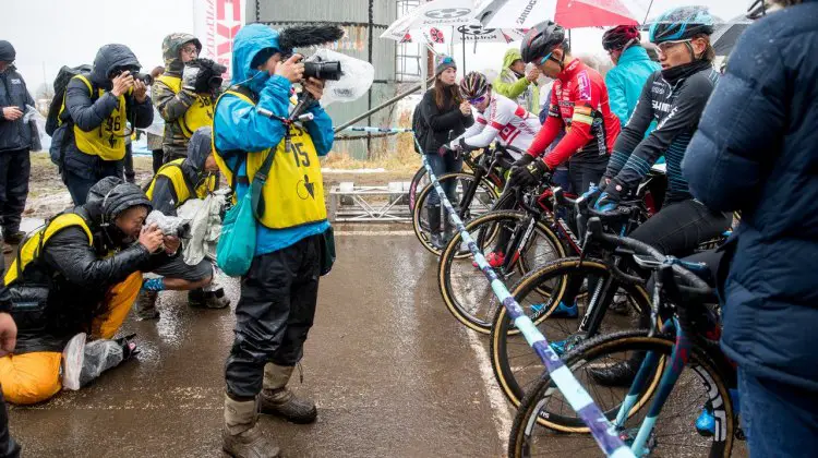 Japanese UCI races are as official as UCI races in the U.S., but there's just a lot more metal bikes. 2016 Nobeyama Rapha Super Cross Day 2. © Jeff Curtes