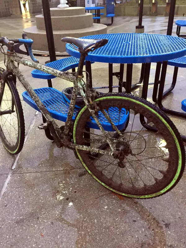 Day 2 rain brought muddy conditions and "proper" cross weather. © Riley Missel / Cyclocross Magazine